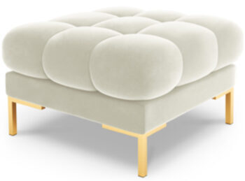 Design pouf "Mamaia velvet" - legs gold