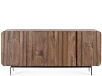 Massives Design Sideboard „Orissa“ Natural, 4-türig