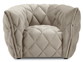 Exclusive design armchair "Flandrin" - Beige