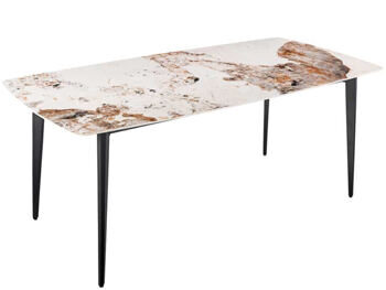 Table de salle à manger design en céramique "Milan" 160 x 85 cm