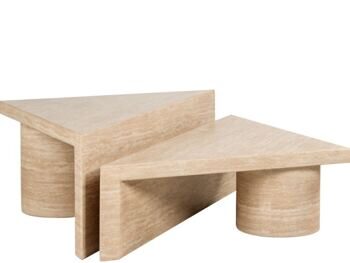 Design coffee table set "Fictus"