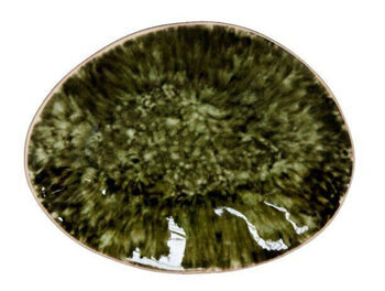 Oval bread plate Riviera "Leaf" Forest (6 pieces)