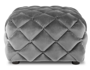 Exclusive design stool "Flandrin" - light gray