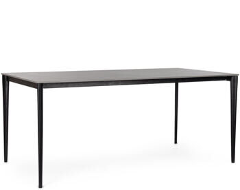 Design Keramik Esstisch „Reija“ 180 x 90 cm - Schwarz/Grau