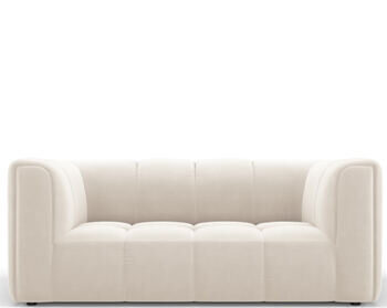 2-Sitzer Design Sofa „Adams“, Samtbezug