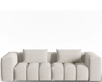 3-Sitzer Designer Sofa „Lorella“ - Strukturstoff