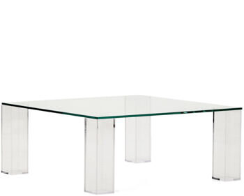 Design Couchtisch „Dilaria“ Transparent - 85 x 85 cm