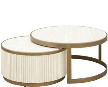 Design ceramic coffee table set "Tivoli", 2-piece