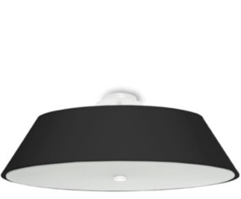 Modern ceiling lamp "Vega LXX" - Black