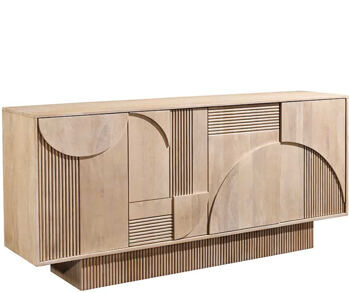 Solid sideboard "Art Deco II" 170 x 80 cm