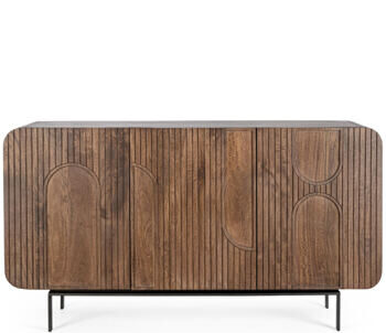 Massives Design Sideboard „Orissa“ Natural, 3-türig