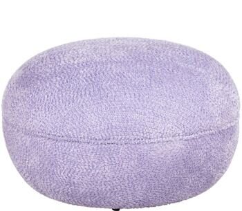 Design Sitzpouf „Jace“ Ø 65 cm, Lavendel