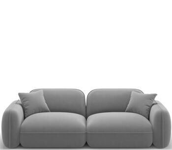 3-Sitzer Designer Sofa „Lucien“ - Samtbezug Casino