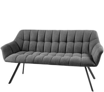 Design bench "Papillo" - textured fabric anthracite 



Archived