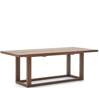 Design dining table "Sasha" made of solid teak, 220 x 100 cm