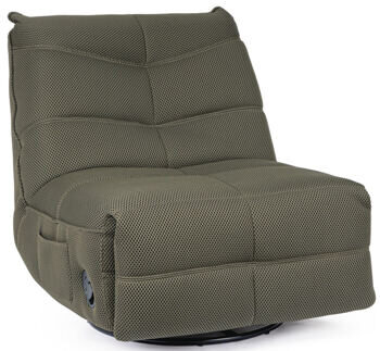 Design relax armchair & lounger "Gitta", forest green