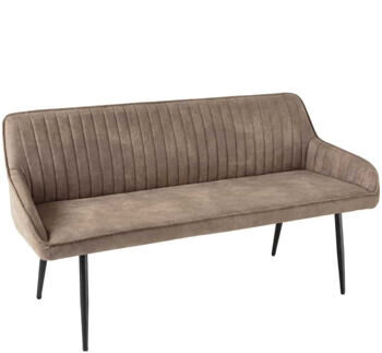 Design Sitzbank „Turino“- Taupe