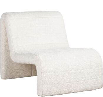 Design armchair "Kelly" Lovely White