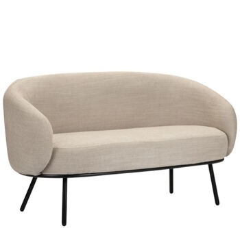 Design 2-Sitzer Sitzbank „Mars“ Beige