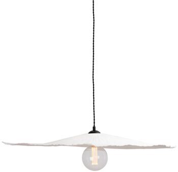 Grosse Design Pendellampe „Tropez“ Ø 82 cm - Weiss