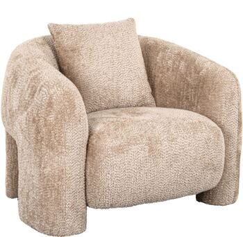 Design armchair "Milania" - Lovely Beige