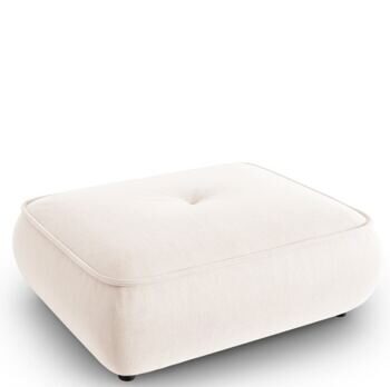 Design Sitzpouf „Lily“ 89 x 65 cm, Chenille