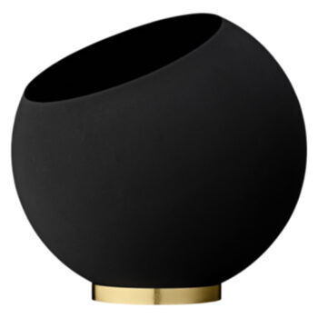 Flowerpot Globe Black