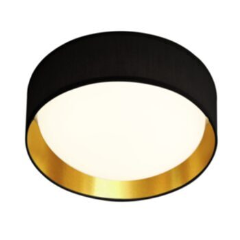 LED Deckenleuchte „Gianna“ Ø 37 cm - Schwarz/Gold