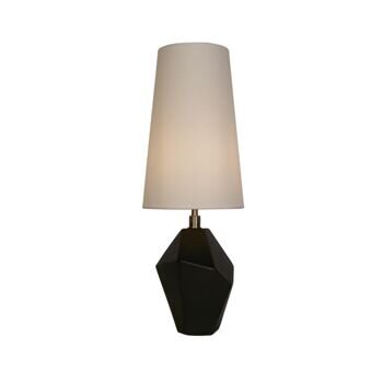 Elegante Design Tischlampe „Apex“ Ø 20 x 55.5 cm, Schwarz