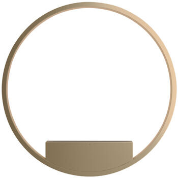 LED Design Wandlampe „Rim Gold“ Ø 60 cm