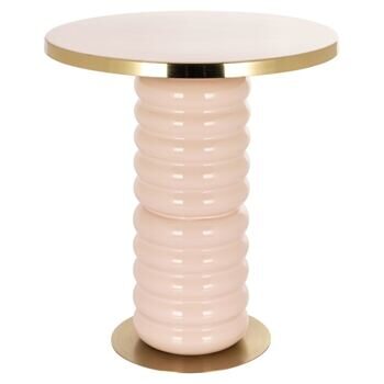 Design side table "Bonsai" Pink, Ø 46 x 49 cm