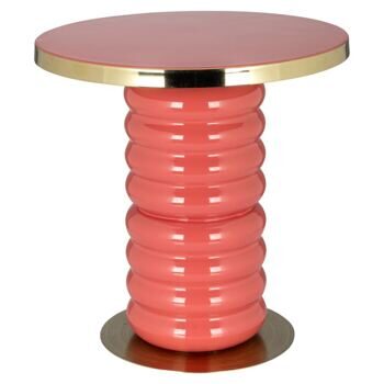 Design side table "Shirin" Pink, Ø 40 x 40 cm