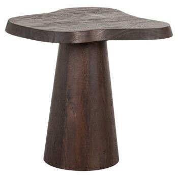 Solid wood design side table "Odile" 50 x 50 cm