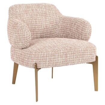 Venus" designer armchair - Trendy Rose