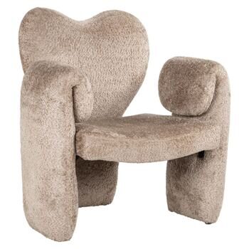 Design armchair "Didi" - Natural Sheep