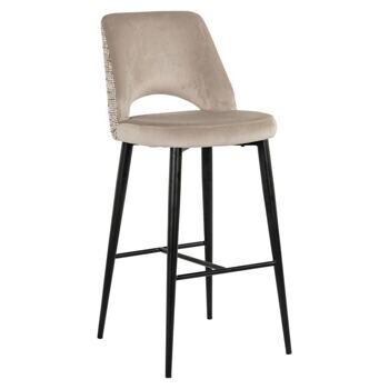 Design bar chair "Tabitha", seat height 76 cm, Trendy Nature