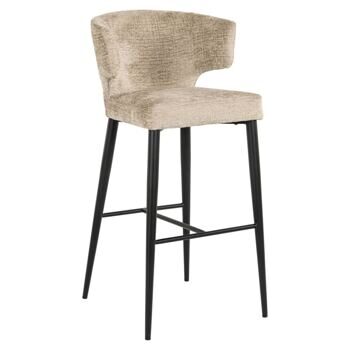 Design bar chair "Taylor" Sand, seat height 76 cm