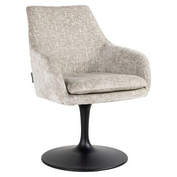 Swivel design armchair "Marlon" - Pearl Island