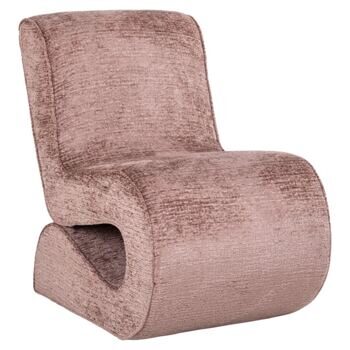 Design armchair "Frankie" Pink Fusion