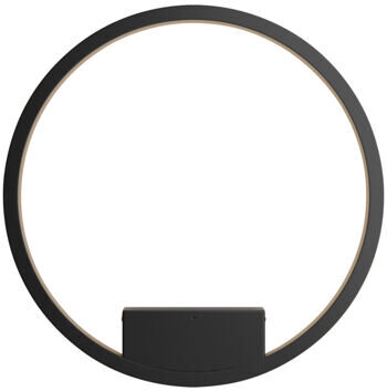 LED Design Wandlampe „Rim Black“ Ø 40 cm