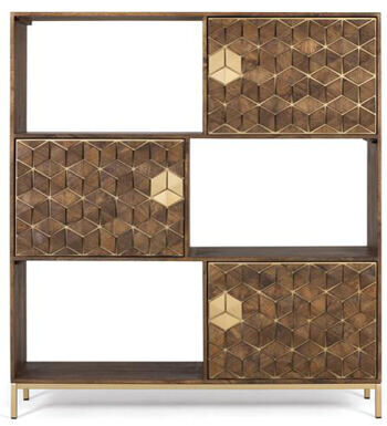 Design Regal/Highboard „Bora Bora“ 3-türig, 143 x 130 cm