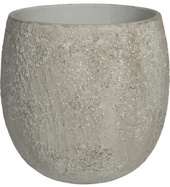 Vaso grande da interno/esterno Cody orizzontale Ø 42 cm/H 70 cm - grigio  cemento