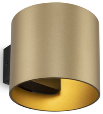 set of 2 wall lamp "Rond" gold (2 pieces)