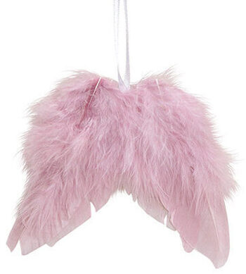 Pendant "Angel wings" 10 x 10 cm - Pink