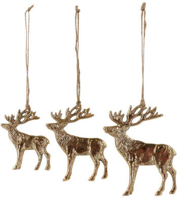 Set of 3 pendants "Moose