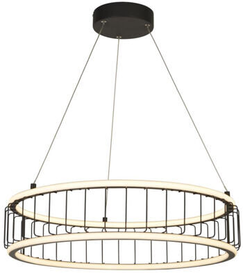 Dimmbare LED Design Pendellampe „Circolo“ Ø 57.5 cm