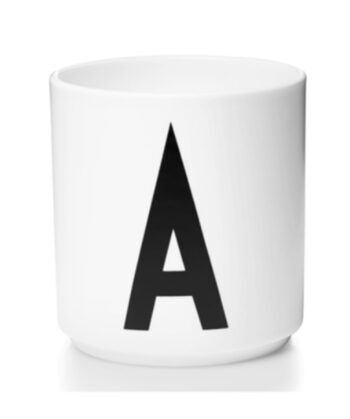 AJ Porcelain Mug "A