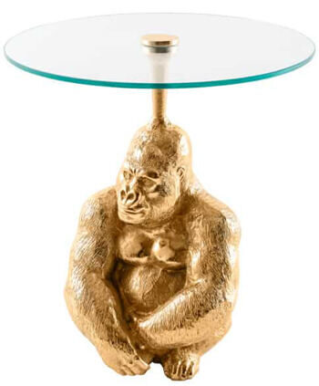 King Kong" side table, gold - Ø 45 / H 50 cm