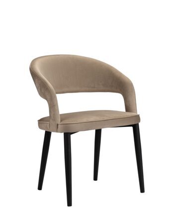 Design chair "Tusk" with armrests - Sand