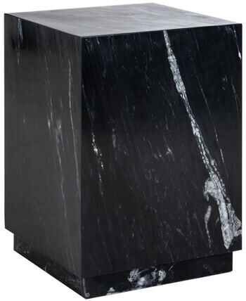 Marble design side table "Salvatore", 40.5 x 56.5 cm